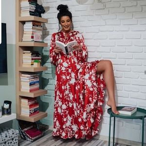 🎈 HARD TO FIND !!H&M Voluminous satin dress